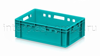 Ящик для мяса и колбасных изделий Е-2 бирюзовый в Луганске Ящик для мяса и колбасных изделий Е-2 бирюзовый в Луганске