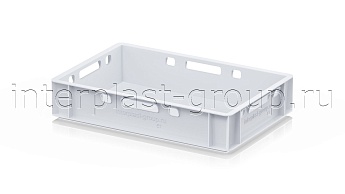 Ящик для мяса и колбасных изделий Е-1 белый в Луганске Ящик для мяса и колбасных изделий Е-1 белый в Луганске