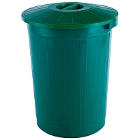 Мусорный бак с крышкой 60 л зеленый 60 зеленый в Луганске Мусорный бак с крышкой 60 л зеленый 60 зеленый в Луганске