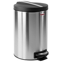 Ведро-контейнер для мусора (урна) с педалью LAIMA Modern, 12 л, матовое, нержавеющая сталь, со съемным внутренним ведром в Луганске