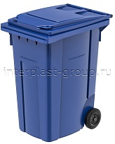 Мусорный контейнер 360 л синий 360 синий в Луганске