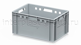 Ящик для мяса и колбасных изделий Е-3 серый в Луганске Ящик для мяса и колбасных изделий Е-3 серый в Луганске