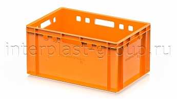 Ящик для мяса и колбасных изделий Е-3 оранжевый в Луганске Ящик для мяса и колбасных изделий Е-3 оранжевый в Луганске