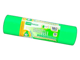 Мешки для мусора 180 л, ароматизированные, зеленые, в рулоне 10 шт., ПВД, 35 мкм, 1100х930 мм, PREMIUM+, 180105301 в Луганске Мешки для мусора 180 л, ароматизированные, зеленые, в рулоне 10 шт., ПВД, 35 мкм, 1100х930 мм, PREMIUM+, 180105301 в Луганске