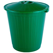 Мусорный бак с крышкой 80 л зеленый 80 зеленый в Луганске Мусорный бак с крышкой 80 л зеленый 80 зеленый в Луганске