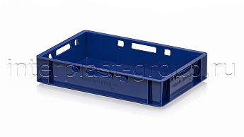 Ящик для мяса и колбасных изделий Е-1 темно-синий в Луганске Ящик для мяса и колбасных изделий Е-1 темно-синий в Луганске