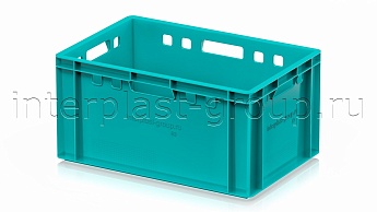 Ящик для мяса и колбасных изделий Е-3 бирюзовый в Луганске