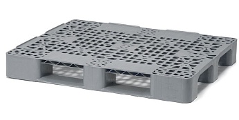 Поддон пластиковый перфорированный на двух полозьях в Луганске Поддон пластиковый перфорированный на двух полозьях в Луганске