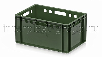 Ящик для мяса и колбасных изделий Е-3 зеленый в Луганске