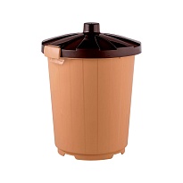 Мусорный бак с крышкой на колесах 105 л бежевый 105 бежевый в Луганске Мусорный бак с крышкой на колесах 105 л бежевый 105 бежевый в Луганске
