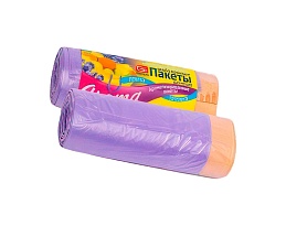 Мешки для мусора 35 л, ароматизированные, Лаванда, сиреневые, в рулоне 10 шт., ПНД, 12 мкм, 560х530 мм, GRIFON Aroma, 101-080 La в Луганске Мешки для мусора 35 л, ароматизированные, Лаванда, сиреневые, в рулоне 10 шт., ПНД, 12 мкм, 560х530 мм, GRIFON Aroma, 101-080 La в Луганске