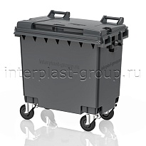 Мусорный контейнер 770 л серый 770 серый в Луганске