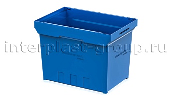 Вкладываемый контейнер KVR 6442 с усиленным дном голубой в Луганске Вкладываемый контейнер KVR 6442 с усиленным дном голубой в Луганске