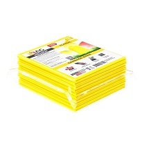 Мешки для мусора 160 л, желтые, в пачке 10 шт., ПВД, 40 мкм, 900х1100 мм, i-Bag в Луганске