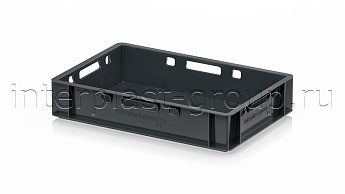 Ящик для мяса и колбасных изделий Е-1 темно-серый в Луганске