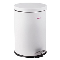 Ведро-контейнер для мусора (урна) с педалью LAIMA Classic, 12 л, белое, глянцевое, металл, со съемным внутренним ведром в Луганске Ведро-контейнер для мусора (урна) с педалью LAIMA Classic, 12 л, белое, глянцевое, металл, со съемным внутренним ведром в Луганске