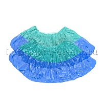 Бахилы бирюзово-синие 1000 шт (500 пар), 64 мкм, двойная подошва, двойная резинка, Особопрочные+ в Луганске