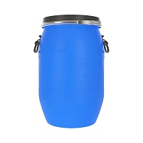 Бочка пластиковая 65 л с хомутом в Луганске Бочка пластиковая 65 л с хомутом в Луганске